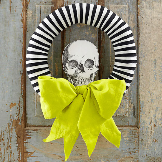 BHG.com skeleton wreath