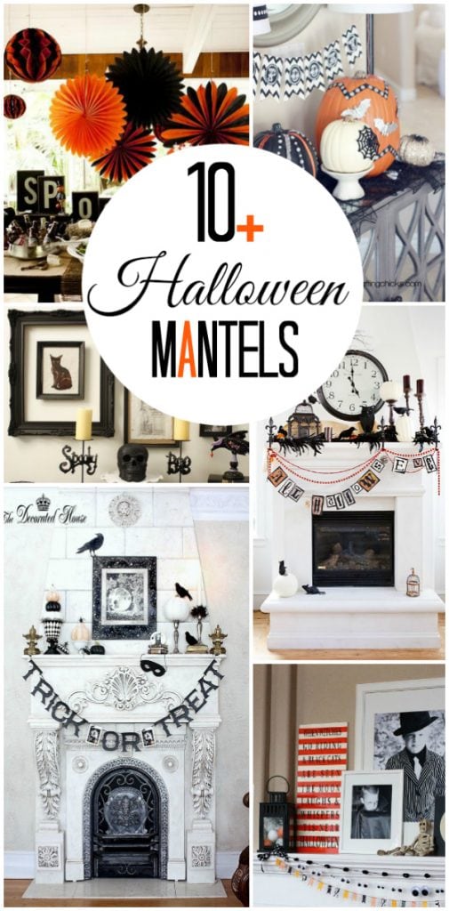 10+ inspiring Halloween mantels | lollyjane.com