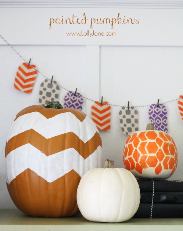 painted pumpkins