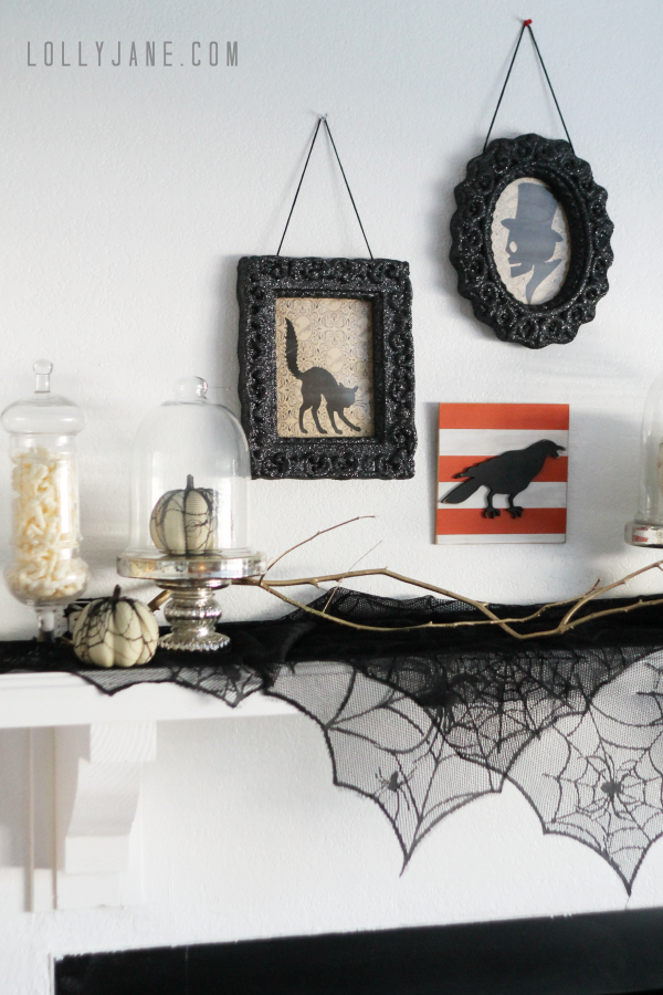 Tips to create a vintage Halloween mantel. So cute! #worldmarket #vintage #Halloween