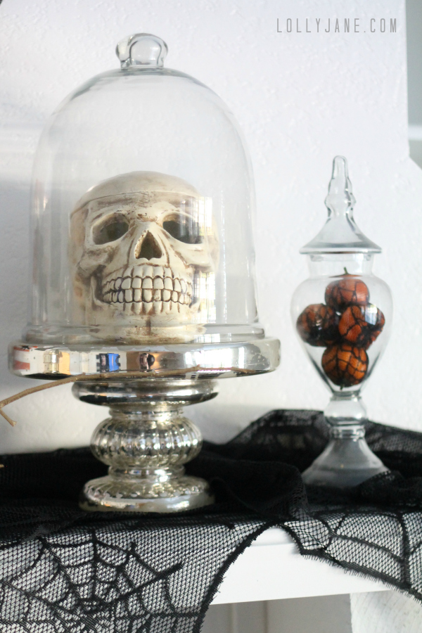 Tips to create a vintage Halloween mantel. So cute! #worldmarket #vintage #Halloween