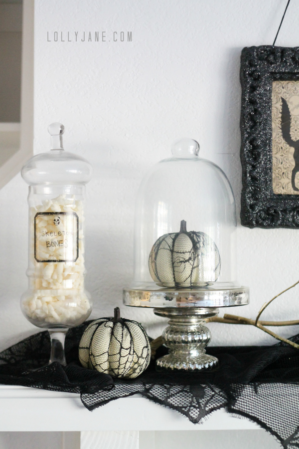 Tips to create a vintage Halloween mantel. So cute! #worldmarket #vintage #Halloween