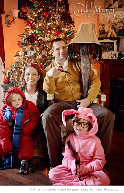 creative family christmas photos