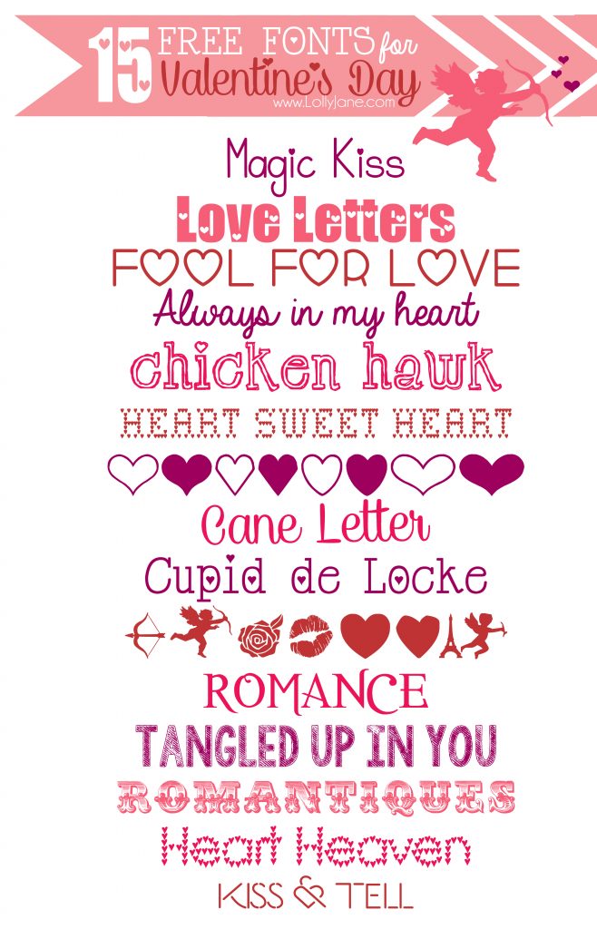15 free Valentine’s Day fonts