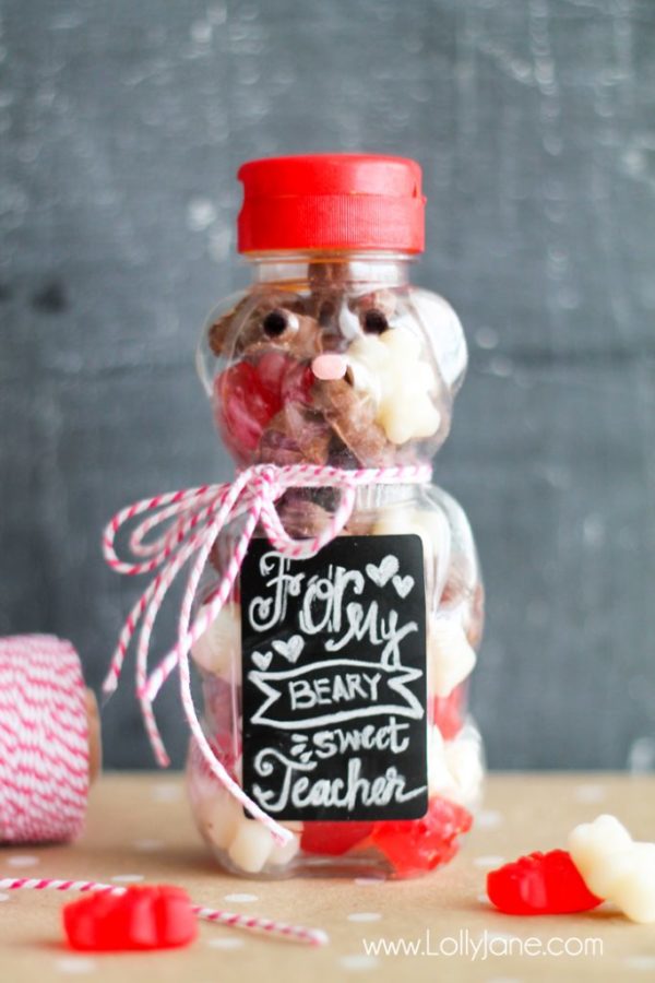 "Beary Sweet" Teacher  Appreciation Valentine   #teacherappreciation