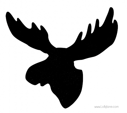 Moose Head Silhouette