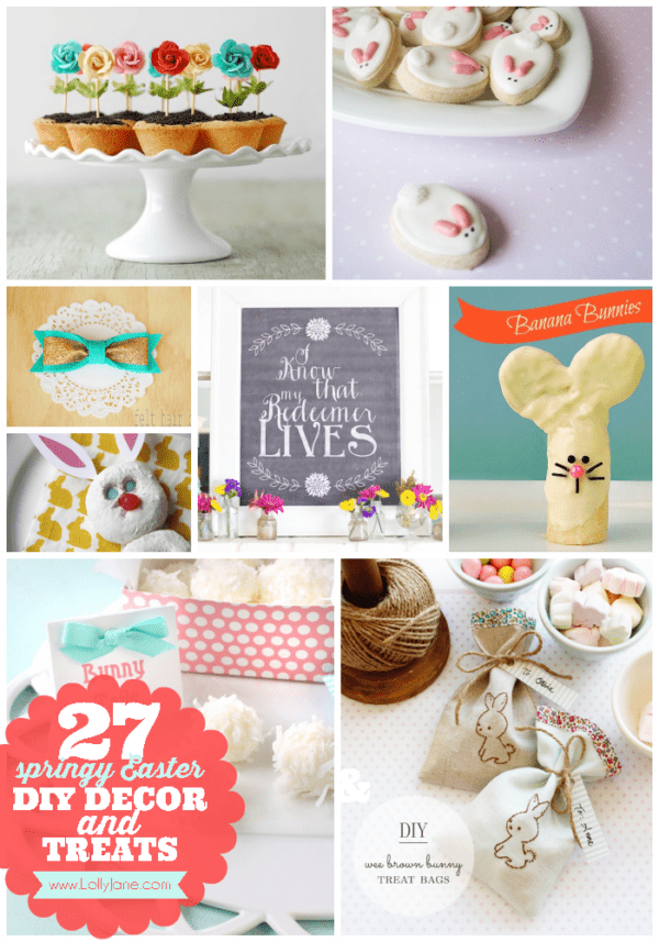 27 Springy Easter DIY Decor & Treats