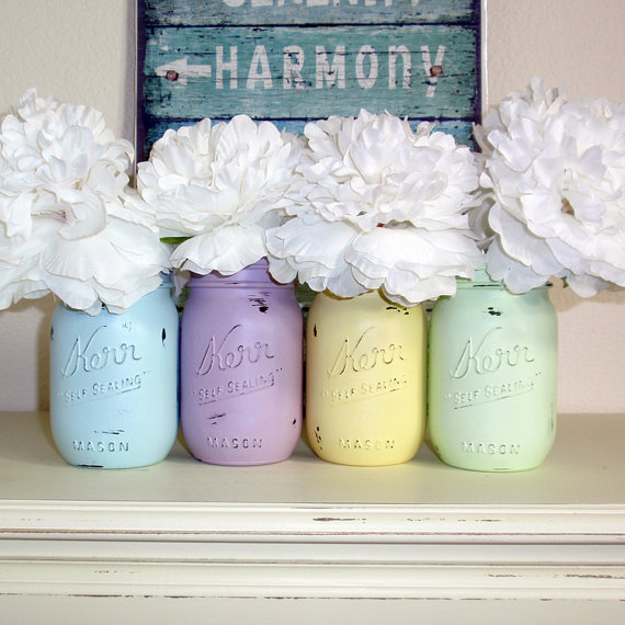 Spring Mason Jars