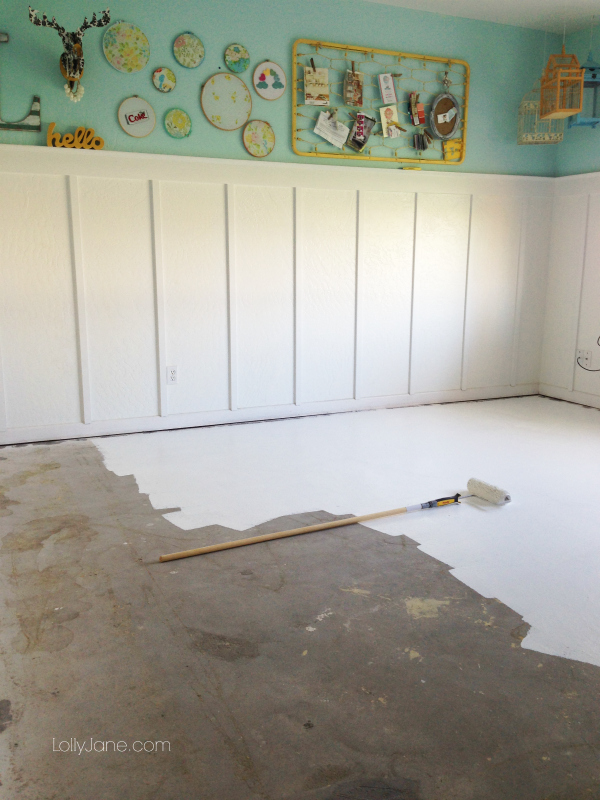 Tips to paint concrete floors, so easy!