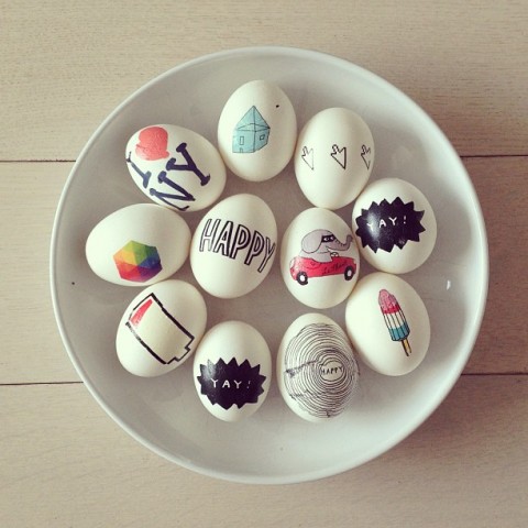 Tattoo Easter Eggs + 26 other cute Easter/spring ideas! via lollyjane.com