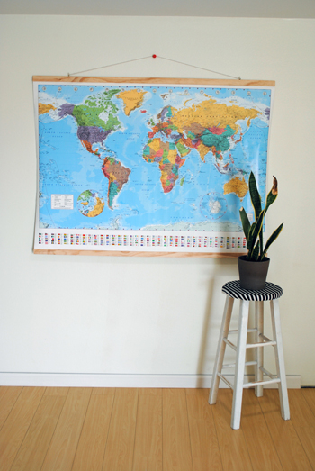 Faux Pulldown Map