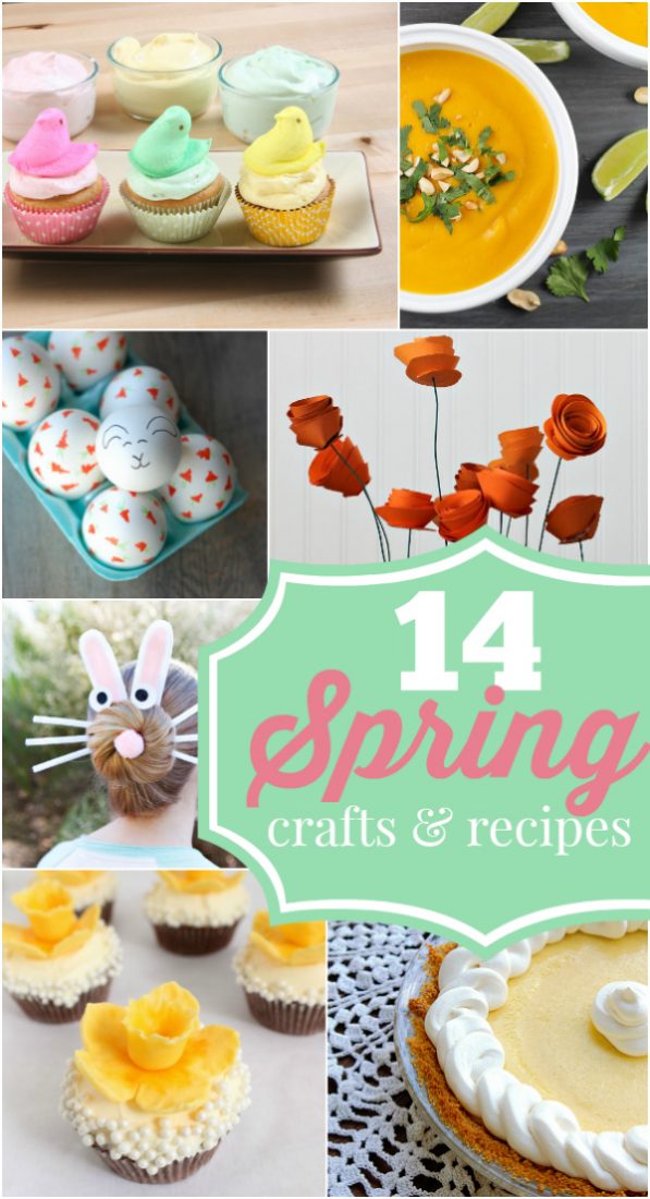 spring crafts + recipes