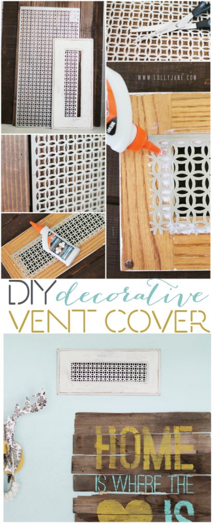 DIY decorative vent cover