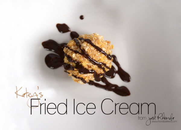 Fried Ice Cream. YUM! via @rhondasteed