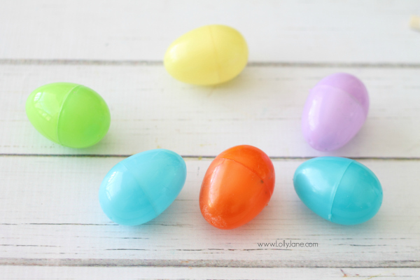 Come see the "after" chalky Easter eggs, so pretty for spring! @lollyjaneblog