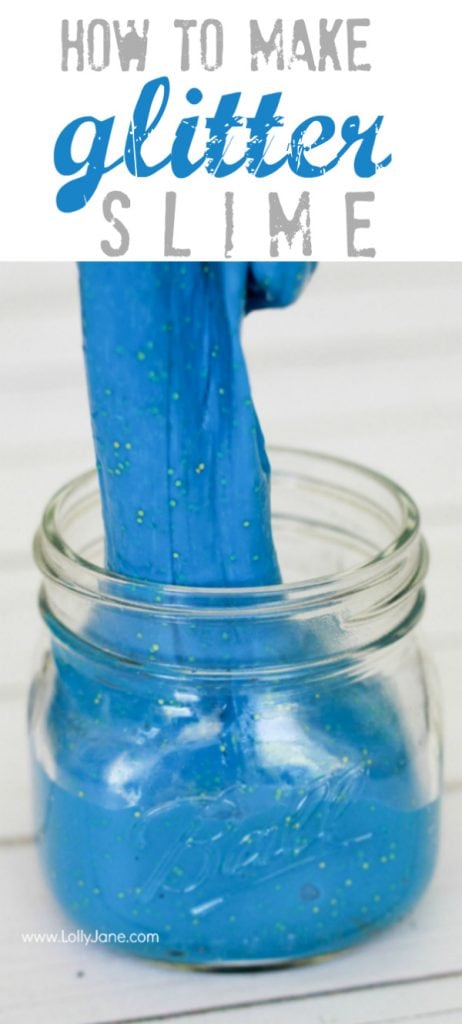 How to Make Glitter Slime for Kids