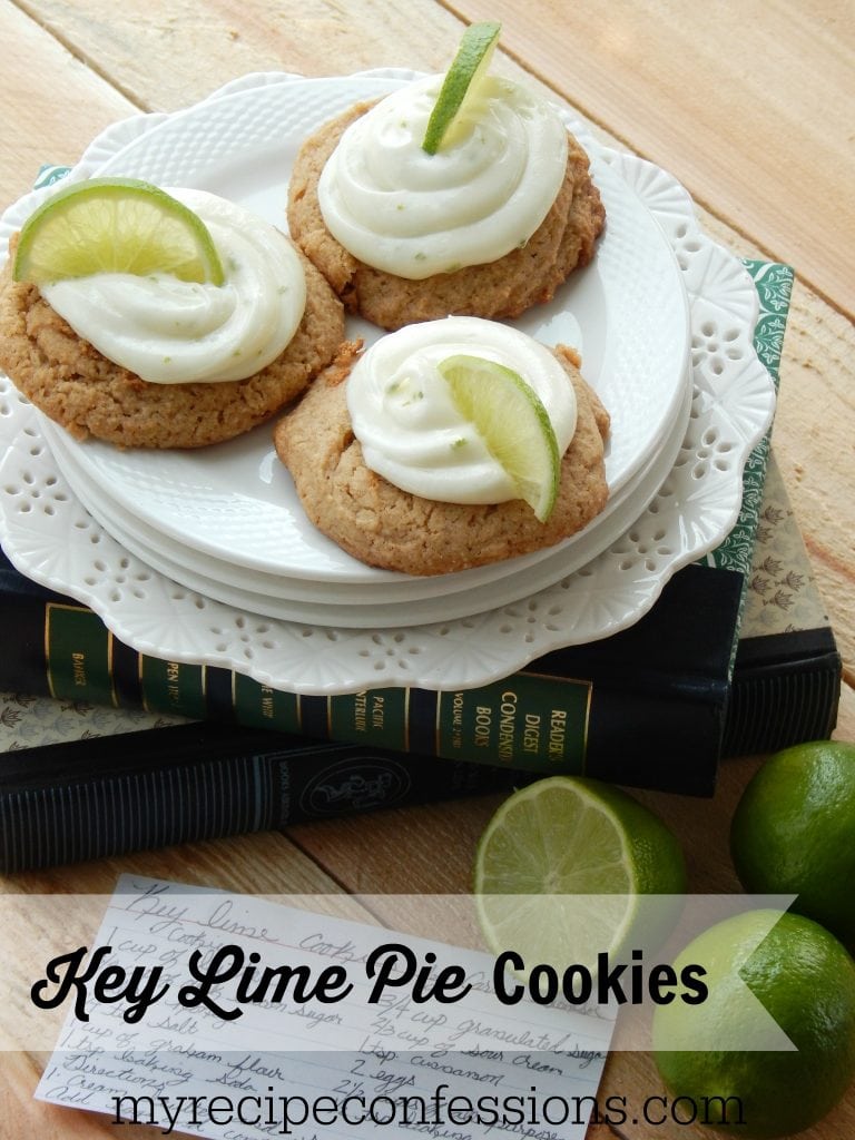 Key lime pie cookies