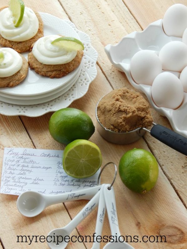 Key Lime Pie Cookies | myrecipeconfessions.com