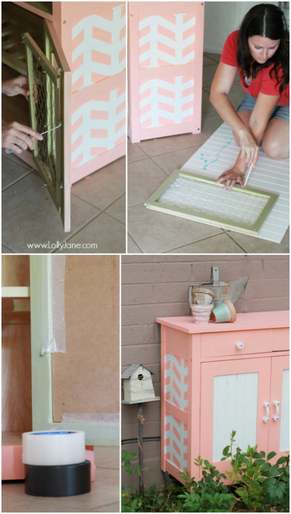 How to make bead board door inserts, so easy!