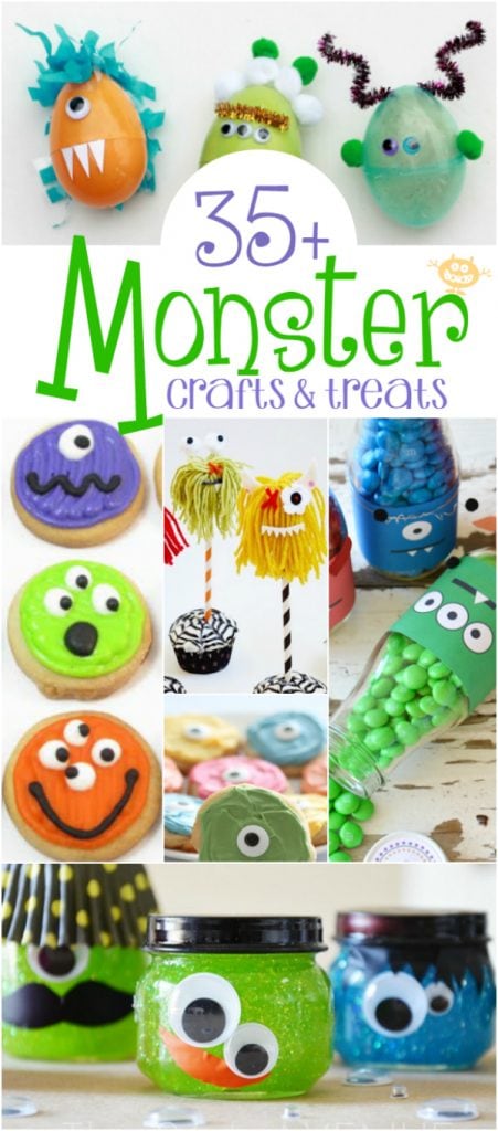 35+ monster crafts and treats | lollyjane.com