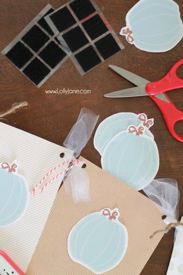 Easy DIY Fall Pumpkin Bunting