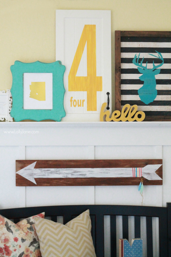 DIY | hand painted arrow sign --- srcset=