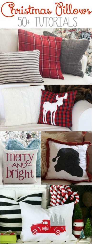 Christmas cushions to outlet sew