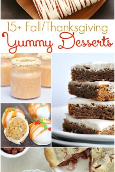 Need an easy fall dessert? Check out these yummy Thanksgiving recipes!