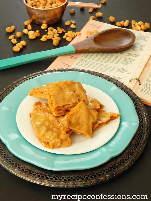 Easy Microwave Peanut Brittle