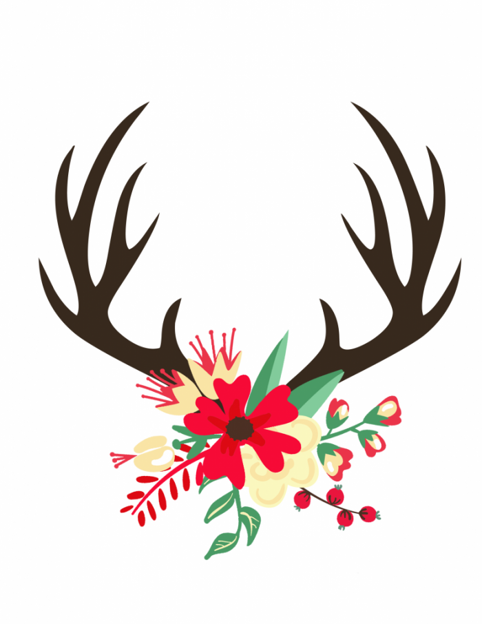 FREE Christmas Antler Printable