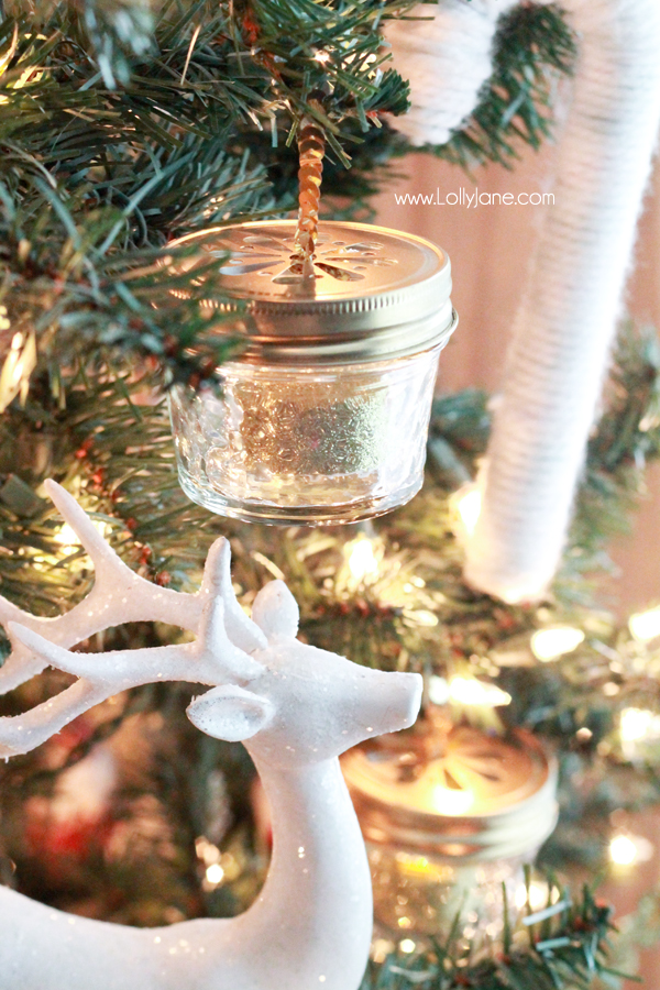 DIY Mason Jar Ornaments