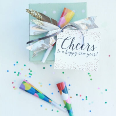 New Years party in a box gift idea