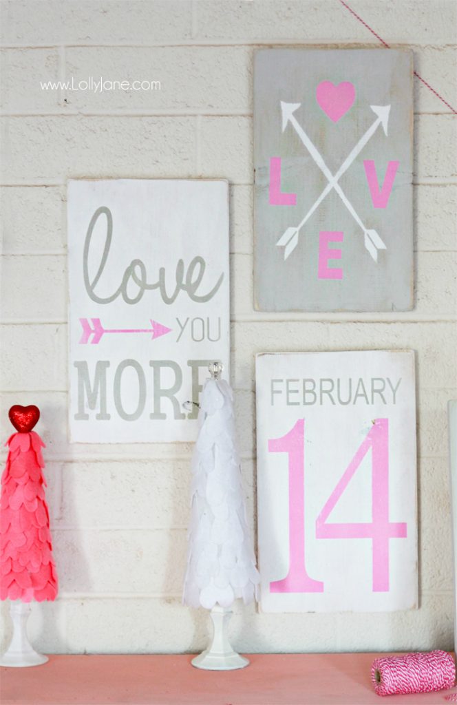 Cute Valentines Day signs