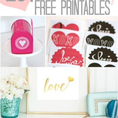 20+ Valentine’s Day free printables