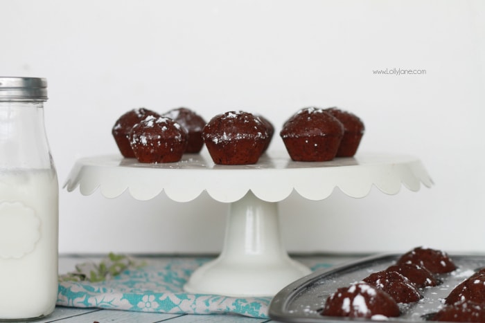 healthy triple chocolate brownie bites