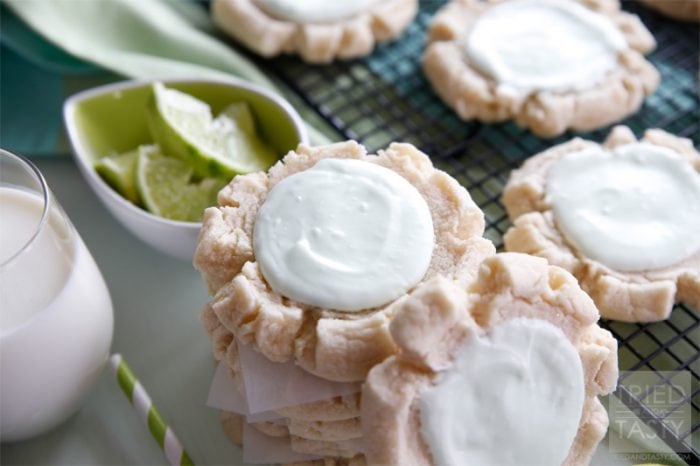 Lime "Swig style" Sugar Cookies |via Tried and Tasty