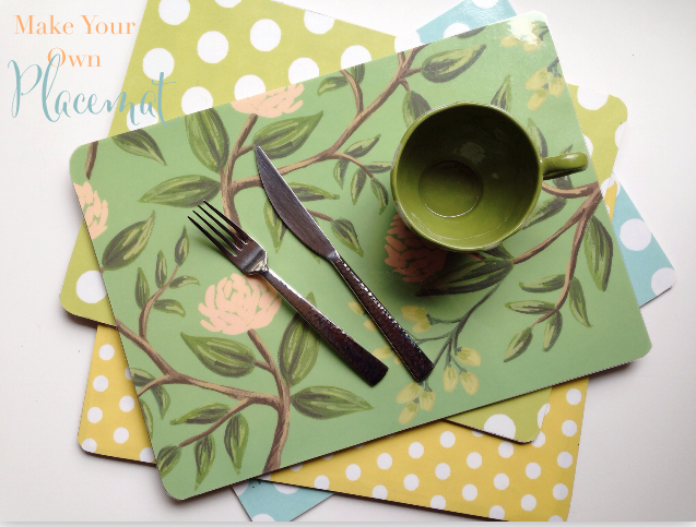 design your own paper placemats