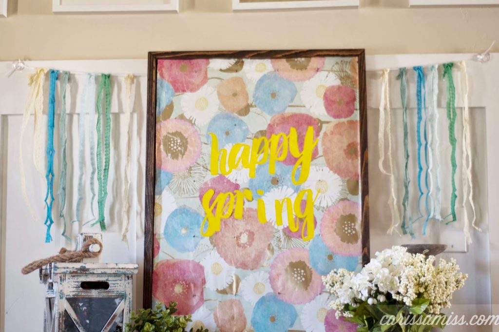 Happy Spring Art tutorial