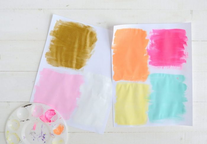 DIY paper accordion card idea. Love this easy watercolor card tutorial, the cutest idea for a sweet birthday gift. Handmade birthday gifts are the best!