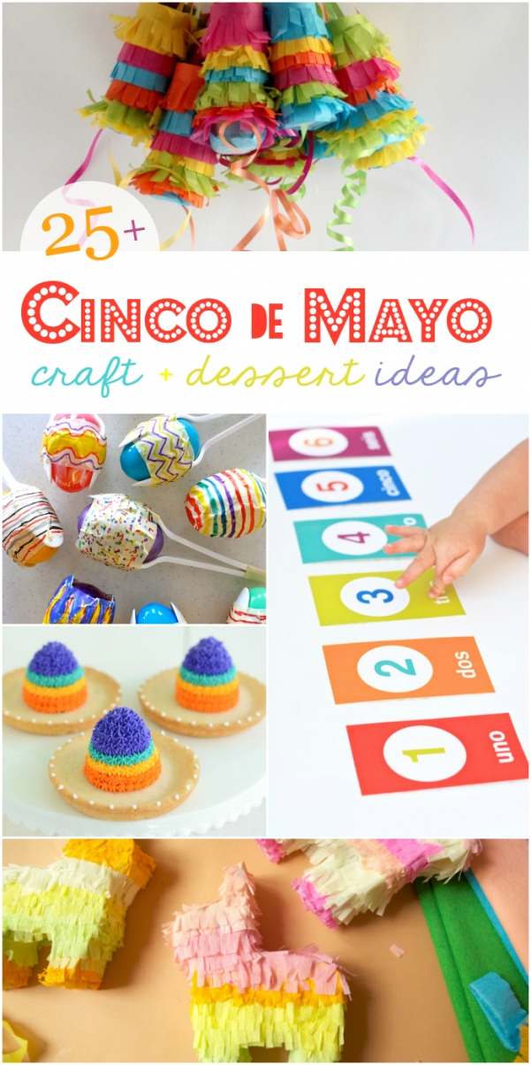 25+ Cinco de Mayo food crafts decor party ideas! Lots of fun ideas to throw a fun Cinco de Mayo party or fun fiesta ideas!