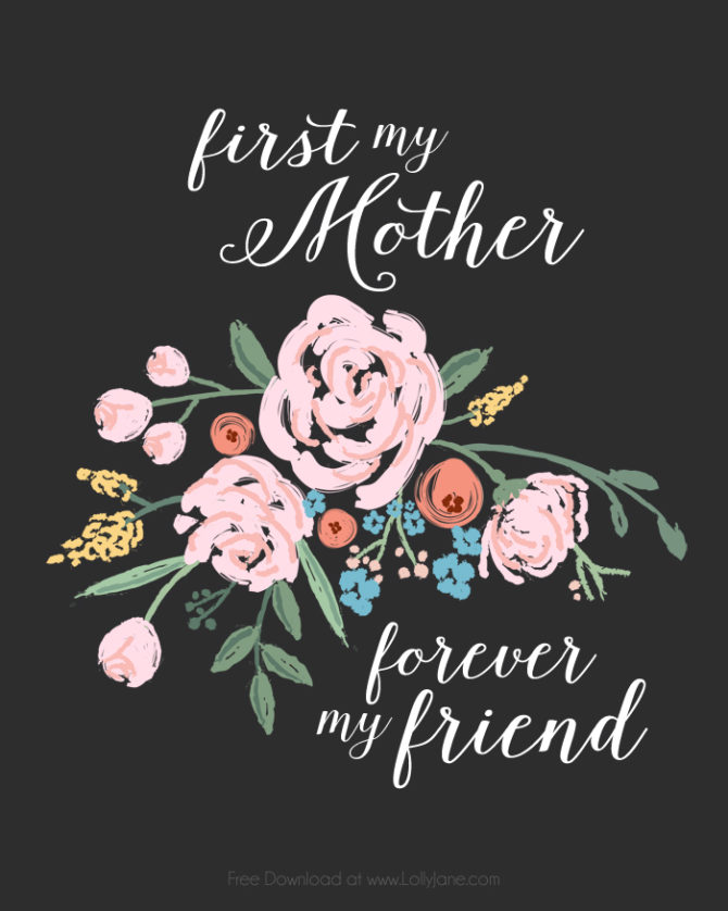 Free Mothers Day Printable Art