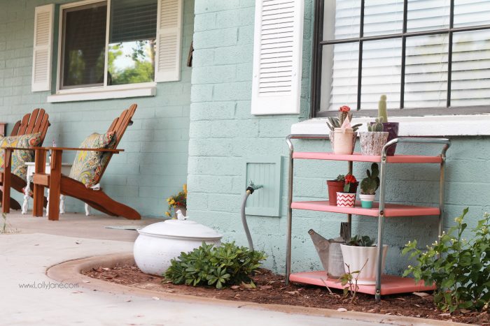 Front porch garden decor and ideas! Plants to use for heavily shaded areas. #greenthumbchallenge