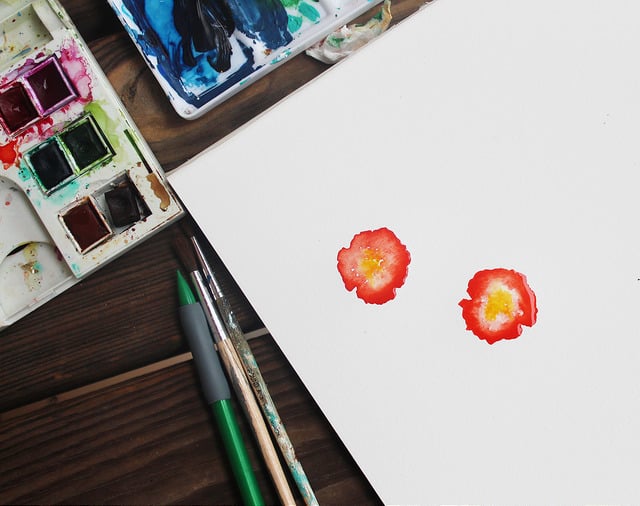 Easy Watercolor Flower Tutorial