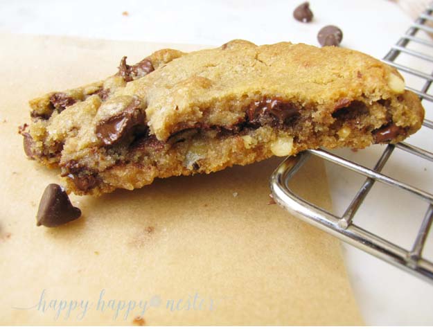 Brown Butter Chocolate Chip Cookies |Happy Happy Nester