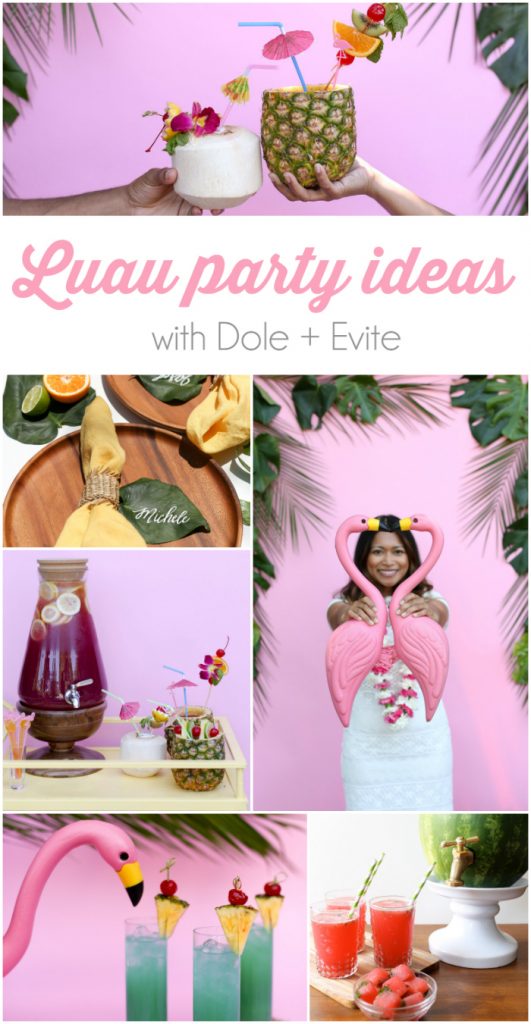 LOTS of luau party ideas!! Try these creative punch drinks! Plus Top 5 punch recipes! Click through for 4 more yummy punch recipes plus luau party ideas!