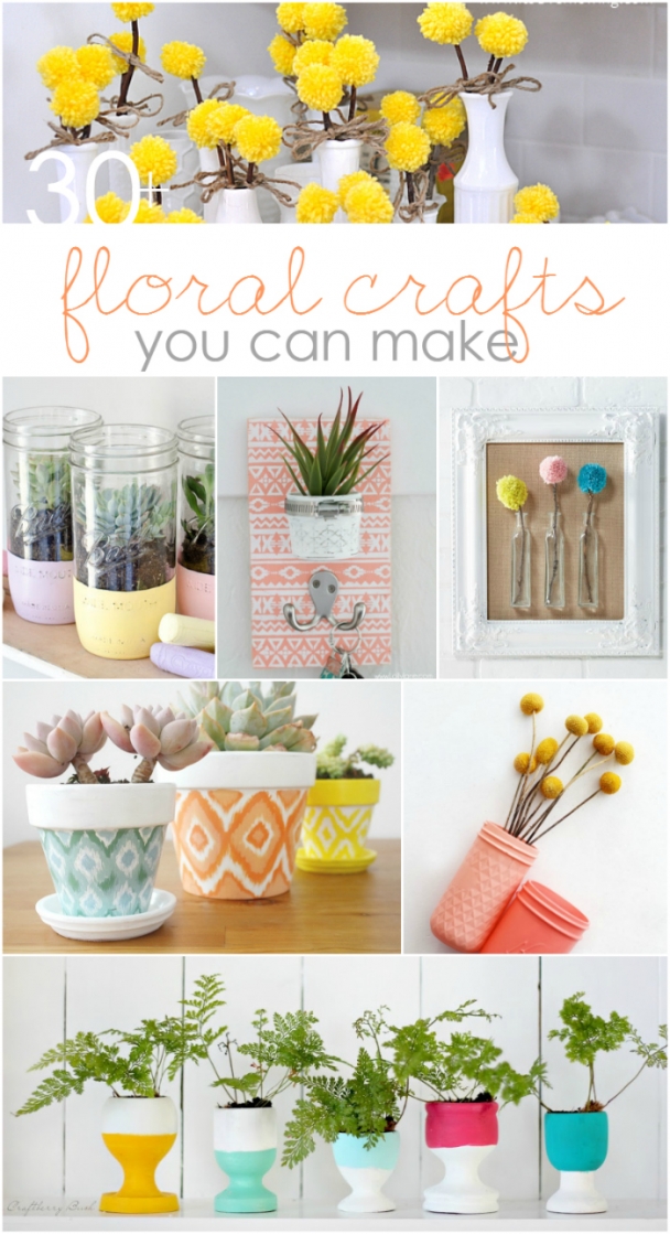 Fun craft ideas for home decor.