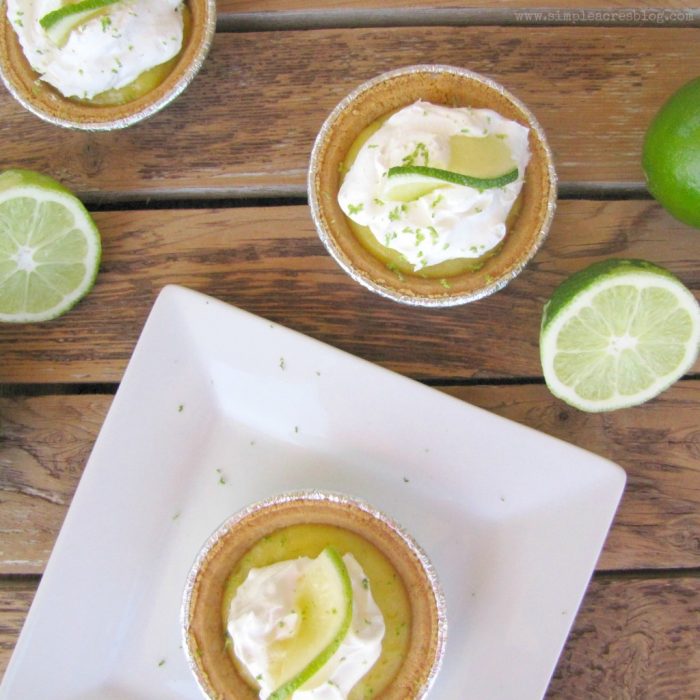 Mini key lime pie recipe, yum! 