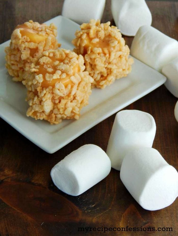 Rice Krispie Caramel Marshmallows