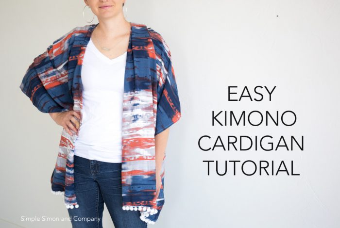 Come check out this easy kimono cardigan tutorial, so cute and simple enough to make!