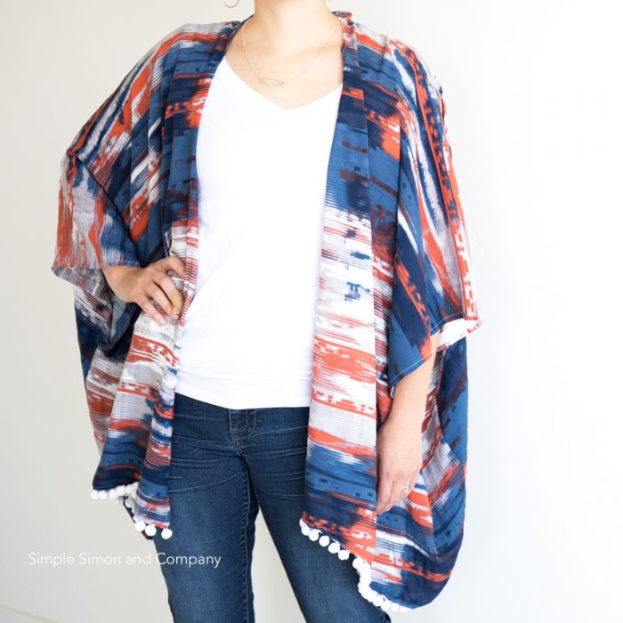 How to Make a Simple Kimono Jacket 